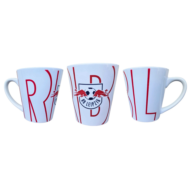 RB Leipzig Tasse - RBL Dynamic - rot/weiß | Con Mug | Kaffeetasse RBL