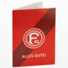 Fortuna Düsseldorf Karte - Alles Gute - Geburtstagskarte Glückwunschkarte F95