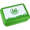 VfL Wolfsburg Brotdose - Skyline - grün | Lunchbox | Vesperbox | Frühstücksdose