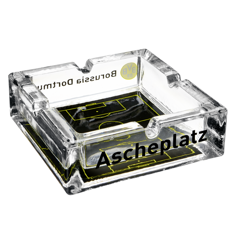 Borussia Dortmund Aschenbecher - Ascheplatz - Glas | Ascher | BVB 09