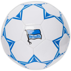 Hertha BSC Berlin Fußball - Graphic - Fanball | weiß-blau | Ball | Größe 5 | HBSCB