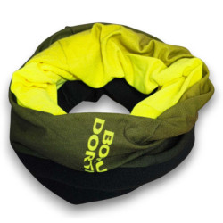 Borussia Dortmund Multifunktionstuch mit Fleece - schwarz-neon - Schlauchschal | Tuch | Kopftuch | Halstuch | BVB 09