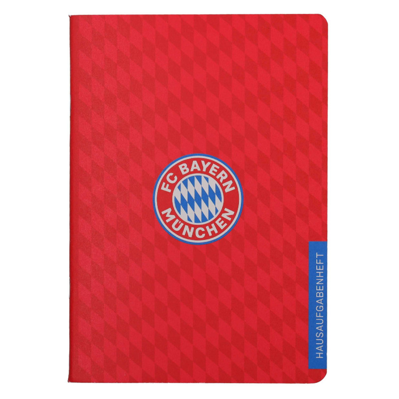 FC Bayern München Hausaufgabenheft Rot FCB Schulheft Heft A5