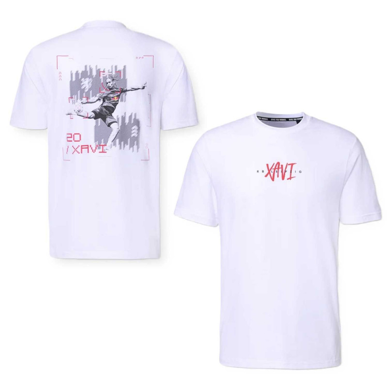 RB Leipzig T-Shirt - Xavi - weiß Shirt RBL - Größe XS bis 3XL