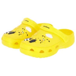 Borussia Dortmund Kinder Clogs - Emma - Gelb | Schuh | Hausschuh | Sandalen BVB 09 - Gr. 26/27 bis 32/33