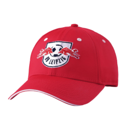 RB Leipzig Kinder Club Cap Rot mit weißem Frontpanel Basecap kids Schildmütze Kappe RBL