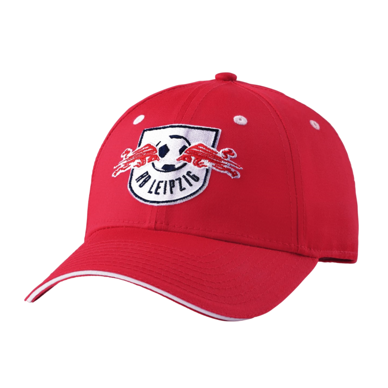 RB Leipzig Kinder Club Cap Rot mit weißem Frontpanel Basecap kids Schildmütze Kappe RBL
