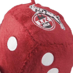 1. FC Köln Autowürfel mit Saugnapf Plüschwürfel