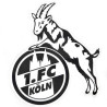 1. FC Köln Aufkleber - Logo schwarz - 8 cm Autoaufkleber Sticker