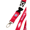 FC Bayern München Schlüsselband rot Lanyard Badgeholder FCB