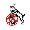 1. FC Köln Autoaufkleber - Logo farbig - 15 cm Aufkleber Sticker