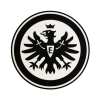 Eintracht Frankfurt Aufkleber -  Logo schwarz - Sticker Ø 9 cm |  Autoaufkleber SGE