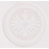Eintracht Frankfurt Aufkleber - Logo  weiß - Sticker | Ø 9cm | Autoaufkleber | SGE