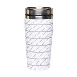 FC Bayern München Thermobecher - Allianz Arena - weiß Kaffee Becher Isolierbecher Mug Coffee to go FCB