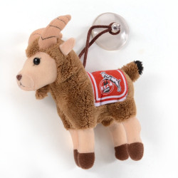 1. FC Köln Hennes Maskottchen mit Saugnapf Plüschtier Kuscheltier