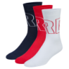 RB Leipzig Socken - Dynamic - 3er Set rot-weiß-dunkelblau RBL - Gr. 35-38 bis 43-46