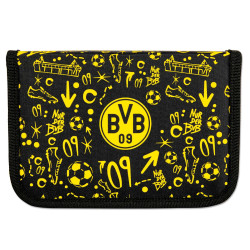 Borussia Dortmund Federmappe gefüllt Federmäppchen, Schuletui, Federtasche BVB 09