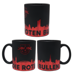 RB Leipzig Tasse Metallic - Skyline - schwarzrot | Kaffeebecher | RBL