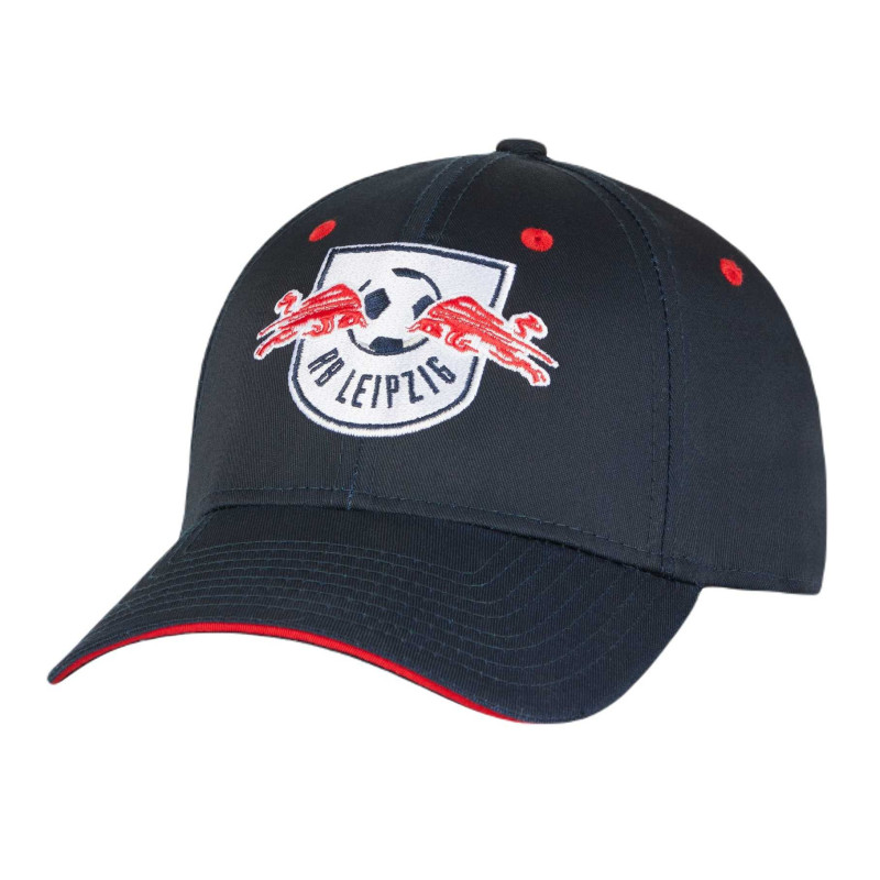 RB Leipzig Club Cap navyblau mit rotem Frontpanel Basecap Schildmütze Kappe RBL