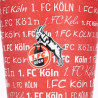 1. FC Köln ISO TO GO Becher Allover rot Kaffeebecher Thermobecher