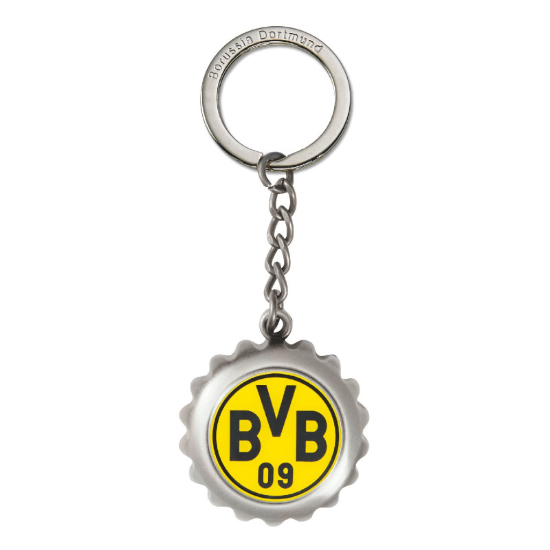 Borussia Dortmund Schlüsselanhänger Kronkorken, Anhänger Flaschenöffner BVB 09