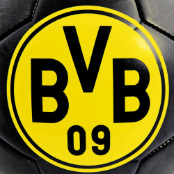 Borussia Dortmund Fussball - Logo - schwarz  Größe 5 Ball BVB 09