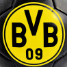 Borussia Dortmund Fussball - Logo - schwarz  Größe 5 Ball BVB 09