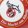 1. FC Köln Namensschild - Die Macht am Rhein - selbstklebend | Türschild | Schild