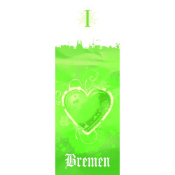SV Werder Bremen Brotdose - Logo - transparent 2er Set  Lunchbox, Frühstücksbox, Vorratsdose - plus Lesezeichen I love Bremen