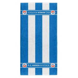 F.C. Hansa Rostock Duschtuch - Blockstreifen - 70 x 140 cm Handtuch Badetuch