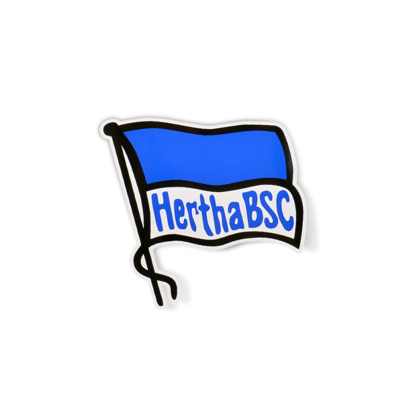 Hertha BSC Berlin Aufkleber - Logo klein -  6.8 x 6.3 cm Sticker Autoaufkleber
