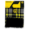 Borussia Dortmund Schal - kariert - Fanschal BVB 09