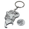 1. FC Köln Schlüsselanhänger Hennes mit Öffner & Einkaufschip Metall Anhänger Keychains