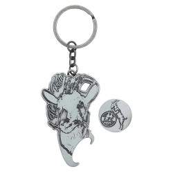 1. FC Köln Schlüsselanhänger Hennes mit Öffner & Einkaufschip Metall Anhänger Keychains