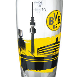 Borussia Dortmund Weizenglas - Skyline - Glas | Bierglas | Weißbierglas | Weizenbierglas | BVB 09