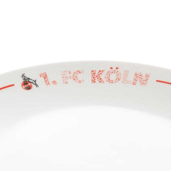 1. FC Köln Teller - Schriftzug Piktogramme - 2er Set Sammelteller