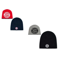 FC Bayern München Kinder Wendemütze Wendebeanie Logo Beanie Kinder Mütze FCB