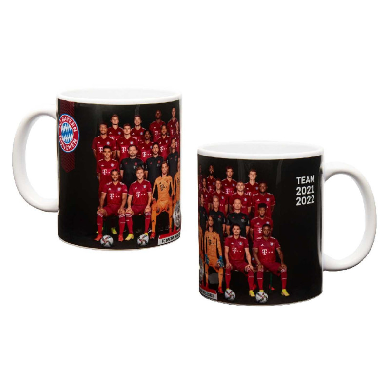 FC Bayern München Tasse - Team 2021/22 - Kaffeetasse | FCB | Sammlerstück