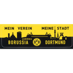 Borussia Dortmund Aufkleberkarte - BORUSSIA - 5er Set  Aufkleber, Sticker  BVB 09