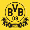 Borussia Dortmund Aufkleberkarte - BORUSSIA - 5er Set  Aufkleber, Sticker  BVB 09