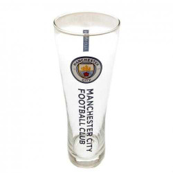 Manchester City F.C. Pilsglas - Logo farbig - Bierglas Glas