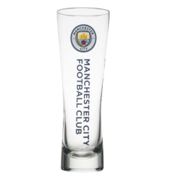 Manchester City F.C. Pilsglas - Logo farbig - Bierglas Glas