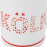 1. FC Köln Tasse - Schriftzug Piktogramme - Kaffeetasse | weiß