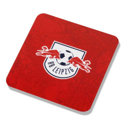 RB Leipzig Korkuntersetzer - Stadtplan - 4er Set Untersetzer RBL eckig