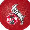 1. FC Köln Weihnachtsbaumspitze - Rot Glitzer - Christbaum Schmuck ca. 25 cm Weihnachts Deko