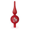 1. FC Köln Weihnachtsbaumspitze - Rot Glitzer - Christbaum Schmuck ca. 25 cm Weihnachts Deko