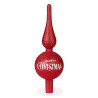 1. FC Köln Weihnachtsbaumspitze - Rot Glitzer - Christbaum Schmuck ca. 25 cm Weihnachts Deko