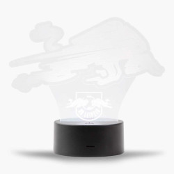 RB Leipzig LED Licht - Dynamischer Bulle - Nachtlicht | Leuchte | Lampe | RBL