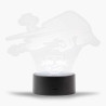 RB Leipzig LED Licht - Dynamischer Bulle - Nachtlicht | Leuchte | Lampe | RBL