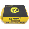 Borussia Dortmund Brotdose gefüllt mit Süßigkeiten + 3er Logo-Sticker BVB 09